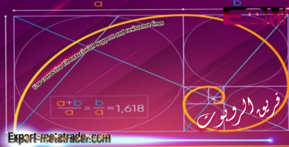 Use corrective Fibonacci with support and resistance lines