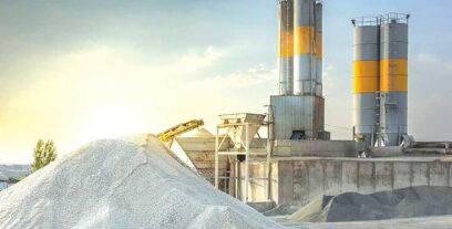 Cement production chain