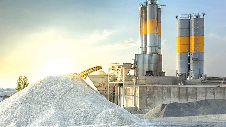 Cement production chain