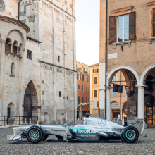 Lewis Hamilton’s F1 Mercedes Race Car Sells For $18.8 Million